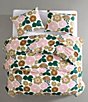 Color:Multi - Image 3 - Pieni Kukkatori Oversized Floral Organic Cotton Duvet Cover Mini Set