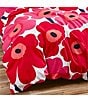 Color:Red - Image 3 - Unikko Floral Comforter Set
