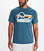Color:Dusty Teal - Image 1 - Coastal Short Sleeve T-Shirt