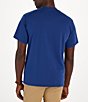 Color:Twilight Blue - Image 2 - Leaning Marty Short Sleeve Graphic T-Shirt