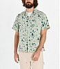 Color:Frosty Green Trail Mix - Image 1 - Muir Short Sleeve Printed Woven Shirt