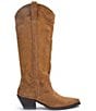 Color:Tan Suede - Image 2 - Agency Suede Tall Western Boots