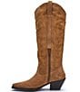 Color:Tan Suede - Image 3 - Agency Suede Tall Western Boots