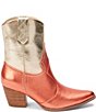 Color:Gold Ombre - Image 2 - Bambi Metallic Ombre Western Mid Boots