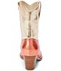 Color:Gold Ombre - Image 3 - Bambi Metallic Ombre Western Mid Boots