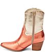Color:Gold Ombre - Image 4 - Bambi Metallic Ombre Western Mid Boots
