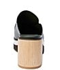 Color:Pine Leather - Image 3 - Kristy Leather Platform Mule Clogs