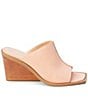 Color:Blush Leather - Image 2 - Lillie Leather Wedge Sandals