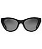 Color:Black - Image 2 - Capri PolarizedPlus2® Cat Eye 51mm Sunglasses