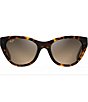Color:Tortoise - Image 2 - Capri PolarizedPlus2® Cat Eye 51mm Sunglasses