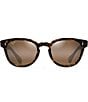 Color:Tortoise/Crystal - Image 2 - Cheetah 5 PolarizedPlus2® Round 52mm Sunglasses