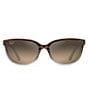 Color:Sandstone/Blue - Image 2 - Honi PolarizedPlus2® Cat Eye 54mm Sunglasses