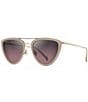 Color:Milky Almond - Image 1 - Hunakai PolarizedPlus2® 53 mm Triangle Sunglasses