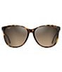 Color:Tortoise - Image 2 - Isola Oversized PolarizedPlus2® 58mm Sunglasses