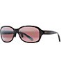 Color:Purple Tortoise - Image 1 - Koki Beach PolarizedPlus2® Rounded 56mm Sunglasses