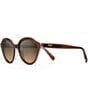 Color:Brown with Crystal Interior - Image 1 - Mariana PolarizedPlus2® Fashion 55mm Sunglasses