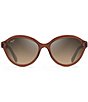 Color:Brown with Crystal Interior - Image 2 - Mariana PolarizedPlus2® Fashion 55mm Sunglasses
