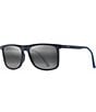 Color:Matte Blue - Image 1 - Men's Makamae PolarizedPlus2® 56mm Square Sunglasses