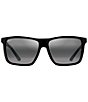 Color:Gloss Black - Image 2 - Men's Mamalu Bay PolarizedPlus2® 59.5mm Square Sunglasses