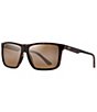 Color:Cherry Tortoise - Image 1 - Men's Mamalu Bay PolarizedPlus2® 59.5mm Square Sunglasses