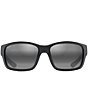Color:Black Gloss - Image 2 - Men's Mangroves PolarizedPlus2® Wrap 60mm Sunglasses