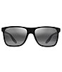 Color:Matte Black - Image 2 - Men's Pailolo PolarizedPlus2® 58.5mm Rectangle Sunglasses