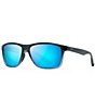 Color:Blue Black Stripe Fade - Image 1 - Onshore PolarizedPlus2® Rectangular 58mm Sunglasses