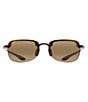 Color:Tortoise - Image 1 - Sandy Beach PolarizedPlus2® Rimless 56mm Sunglasses