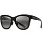 Color:Translucent Grey - Image 1 - Unisex Anuenue 52mm Polarized Square Sunglasses