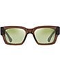 Color:Transparent Light Brown - Image 2 - Unisex Kenui PolarizedPlus2®53mm Rectangle Sunglasses
