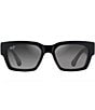 Color:Black - Image 2 - Unisex Kenui PolarizedPlus2®53mm Rectangle Sunglasses