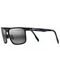 Color:Matte Black - Image 1 - Wana PolarizedPlus2® Rectangular 61mm Sunglasses