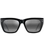 Color:Black - Image 2 - Women's Aloha Lane PolarizedPlus2® Rectangle 56mm Sunglasses