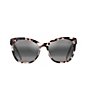 Color:White Tokyo Tortoise - Image 2 - Women's Alulu Polarized Cat Eye Sunglasses