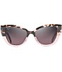 Color:Pink Havana/Rose - Image 2 - Women's Blossom PolarizedPlus2® Cat Eye 54mm Sunglasses