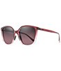 Color:Raspberry Fade - Image 1 - Women's Good Fun PolarizedPlus2® 57mm Fade Butterfly Sunglasses