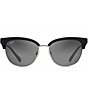 Color:Black - Image 2 - Women's Lokelani 44mm Cat Eye Sunglasses