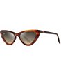 Color:Tortoise - Image 1 - Women's Lychee 52mm Cat Eye Polarized Sunglasses