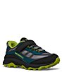 Color:Deep Green/Black - Image 1 - Boys' Moab Speed Low A/C Waterproof Hiker Shoes (Toddler)