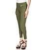 Color:Jade - Image 3 - MICHAEL Michael Kors Ponte Skinny Leg Zip Pocket Pull-On Pants