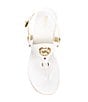 Color:Optic White - Image 5 - Casey Leather Wedge Espadrille Sandals