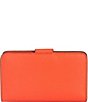 Color:Spiced Coral - Image 2 - Charm Medium Tab Pocket Bifold Wristlet