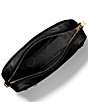 Color:Black - Image 2 - Jet Set Charm Large East West Nylon Crossbody Bag