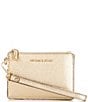 Color:Pale Gold - Image 1 - Jet Set Metallic Small Coin Purse
