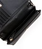 Color:Black - Image 3 - Jet Set Small Phone Web Strap Crossbody Bag