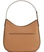 Color:Pale Peanut - Image 2 - Kensington Pebble Leather Large Hobo Shoulder Bag