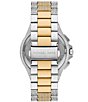 Color:Two Tone - Image 3 - Men's Lennox Chronograph Crystal Two Tone Stainless Steel Bracelet Watch