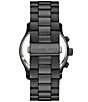 Color:Black - Image 2 - Men's Runway Chronograph Black Stainless Steel Bracelet Watch