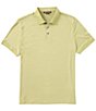 Color:Light Sage - Image 1 - Mercerized Pima Cotton Modern Fit Short Sleeve Polo Shirt