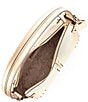 Color:Pale Gold - Image 3 - Metallic Gold Stud Astor Large Pouchette Shoulder Bag